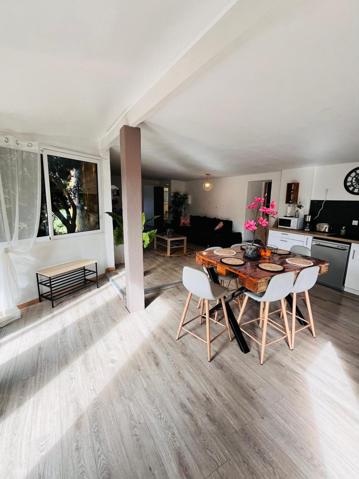 Location T3 Jardin Avec Piscine Villa Mèze Exterior foto